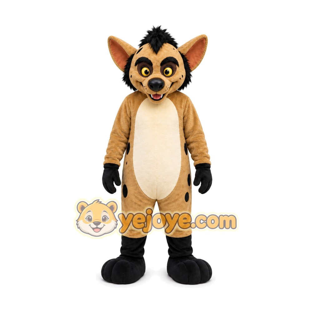 Hyena Mascot Costume for Adults Custom Logo Party Character Suit Hyena Mascot Costume for Adults Custom Logo Party Character Suit