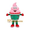 Ice Cream Mascot Costume for Adults Custom Logo Party Character Suit Ice Cream Mascot Costume for Adults Custom Logo Party Character Suit