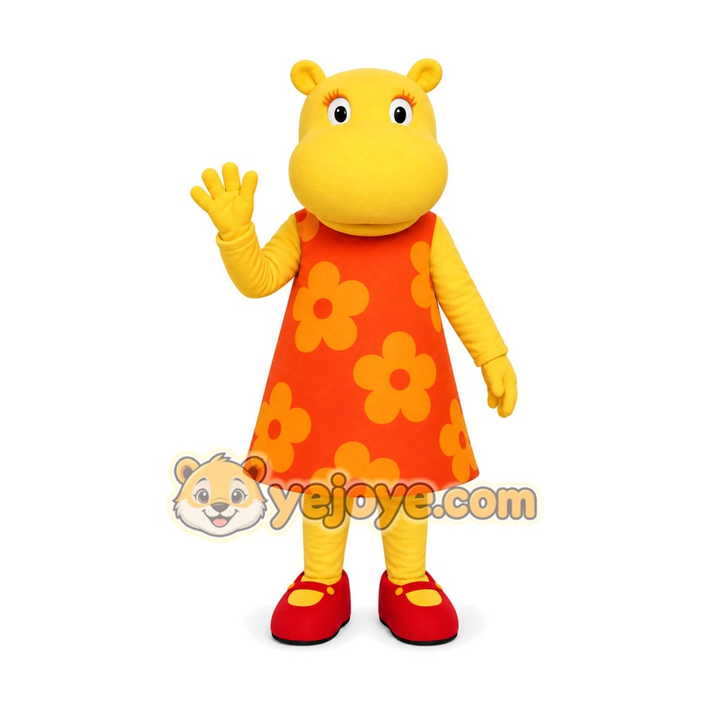 Hippo Mascot Costume for Adults Custom Logo Party Character Suit