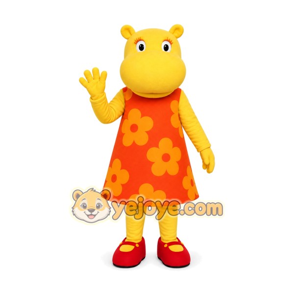Hippo Mascot Costume for Adults Custom Logo Party Character Suit