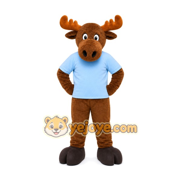Moose Mascot Costume for Adults Custom Logo Party Character Suit Moose Mascot Costume for Adults Custom Logo Party Character Suit