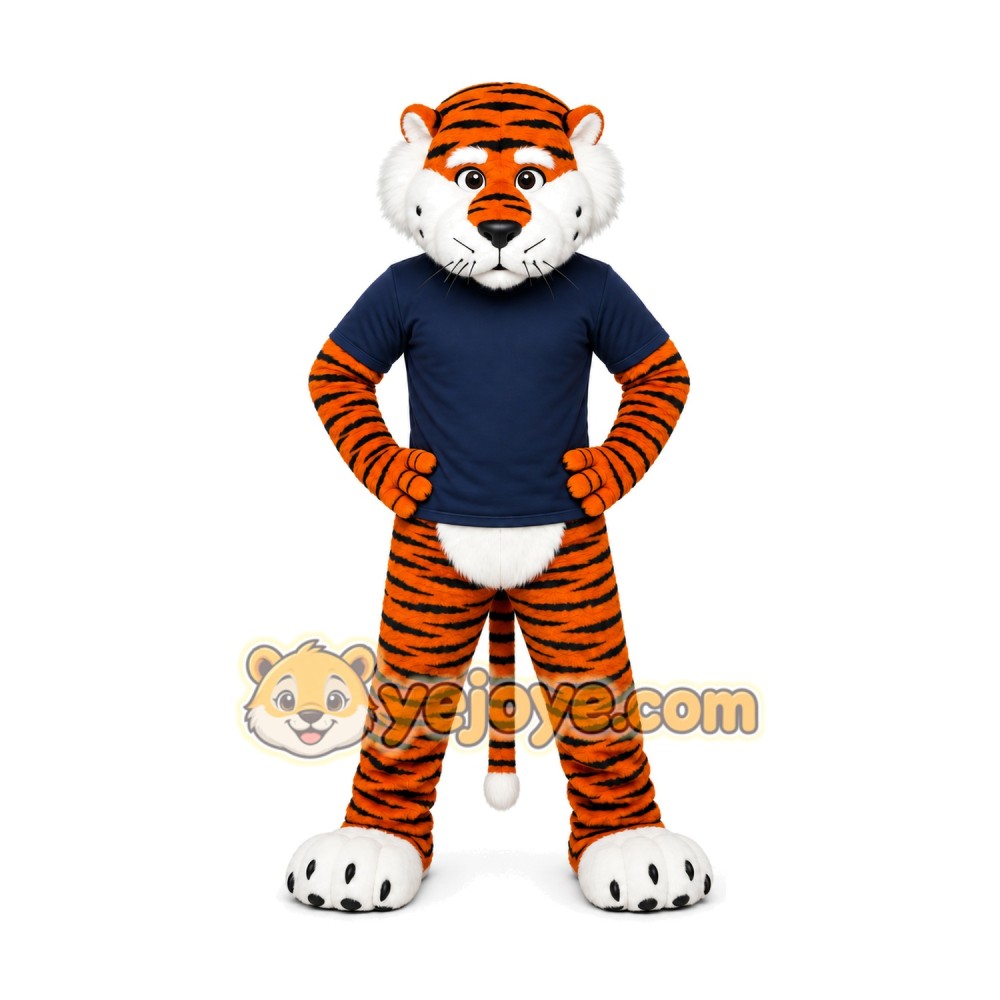 Tiger Mascot Costume for Adults Custom Logo Party Character Suit