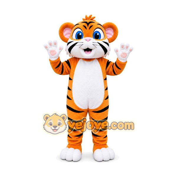 Tiger Mascot Costume for Adults Custom Logo Party Character Suit Tiger Mascot Costume for Adults Custom Logo Party Character Suit