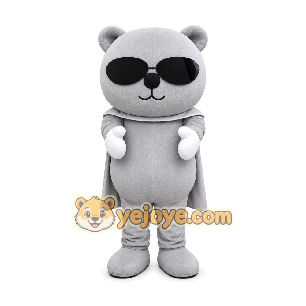 Bear Mascot Costume for Adults Custom Logo Party Character Suit