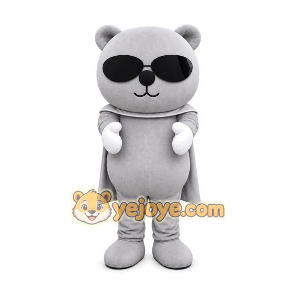 Bear Mascot Costume for Adults Custom Logo Party Character Suit