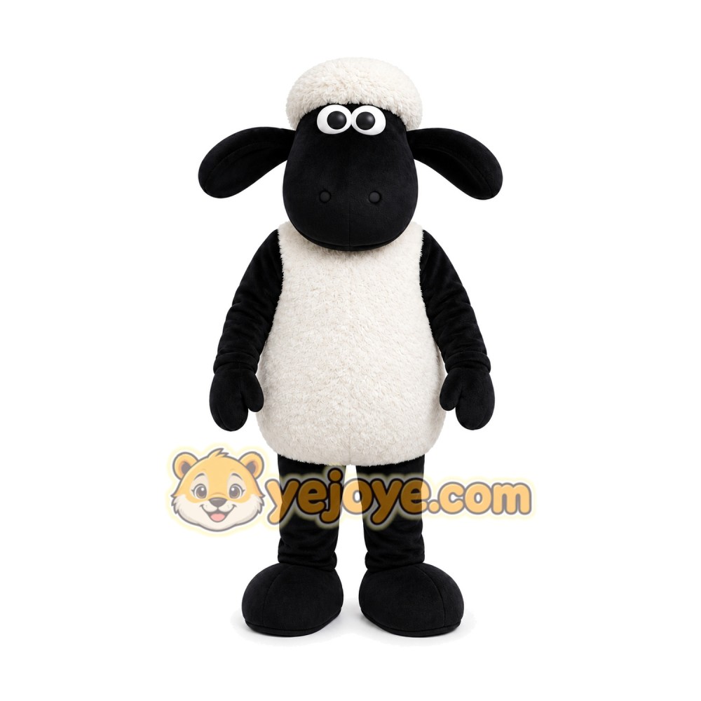 Sheep Mascot Costume for Adults Custom Logo Party Character Suit
