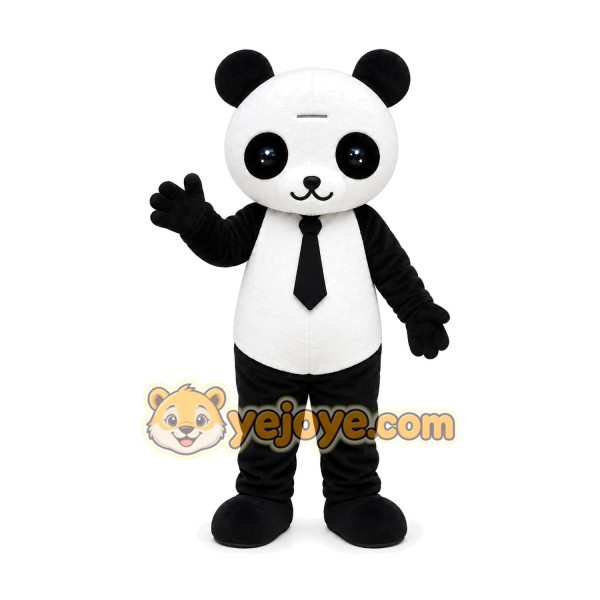 Panda Mascot Costume for Adults Custom Logo Party Character Suit