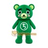 Bear Mascot Costume for Adults Custom Logo Party Character Suit