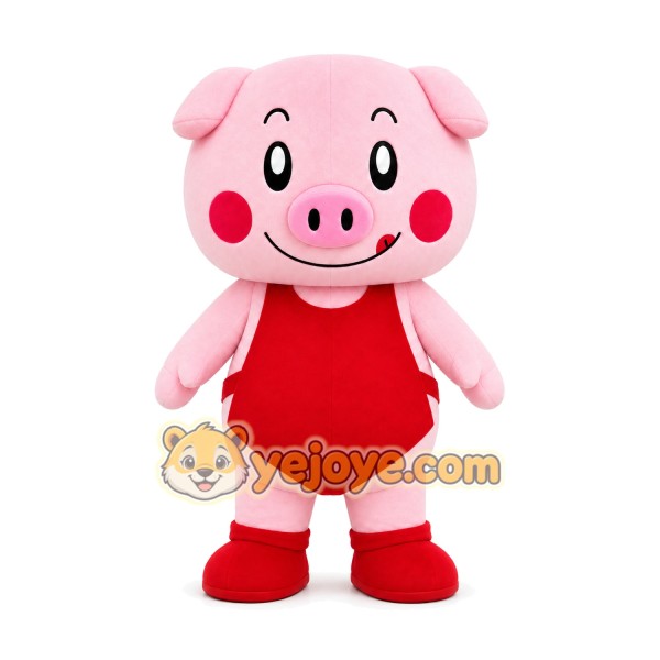 Pig Mascot Costume for Adults Custom Logo Party Character Suit