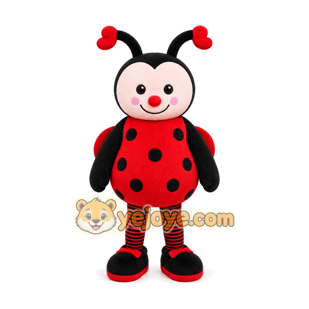 Ladybug Mascot Costume for Adults Custom Logo Party Character Suit Ladybug Mascot Costume for Adults Custom Logo Party Character Suit