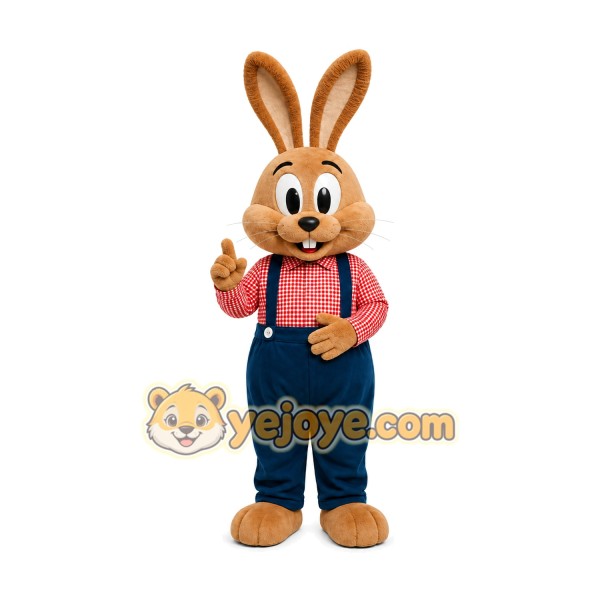 Rabbit Mascot Costume for Adults Custom Logo Party Character Suit Rabbit Mascot Costume for Adults Custom Logo Party Character Suit
