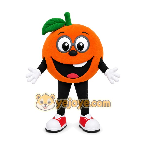 Orange Fruit Mascot Costume for Adults Custom Logo Party Character Suit Orange Fruit Mascot Costume for Adults Custom Logo Party Character Suit