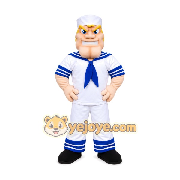 Sailor Mascot Costume for Adults Custom Logo Party Character Suit