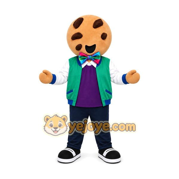 Cookie Mascot Costume for Adults Custom Logo Party Character Suit