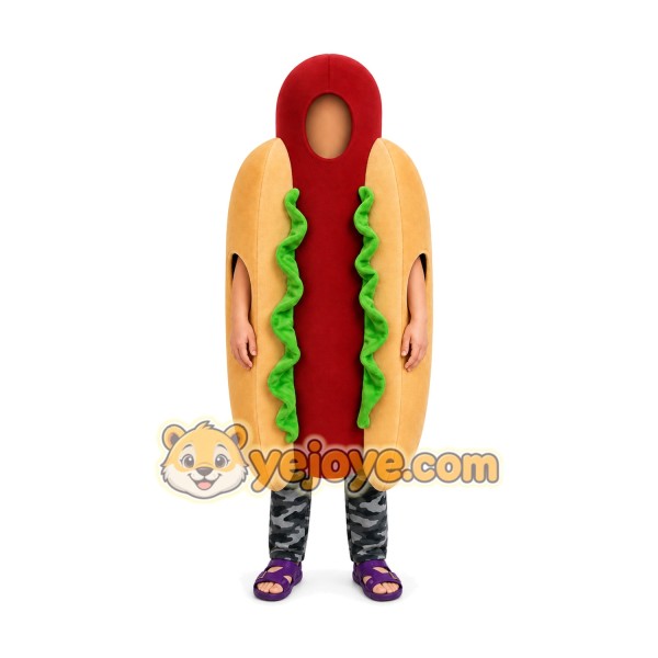 Hot Dog Mascot Costume for Adults Custom Logo Party Character Suit Hot Dog Mascot Costume for Adults Custom Logo Party Character Suit