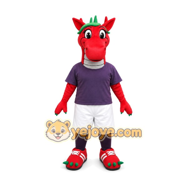Dragon Mascot Costume for Adults Custom Logo Party Character Suit