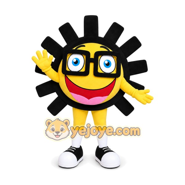 Sun Mascot Costume for Adults Custom Logo Party Character Suit
