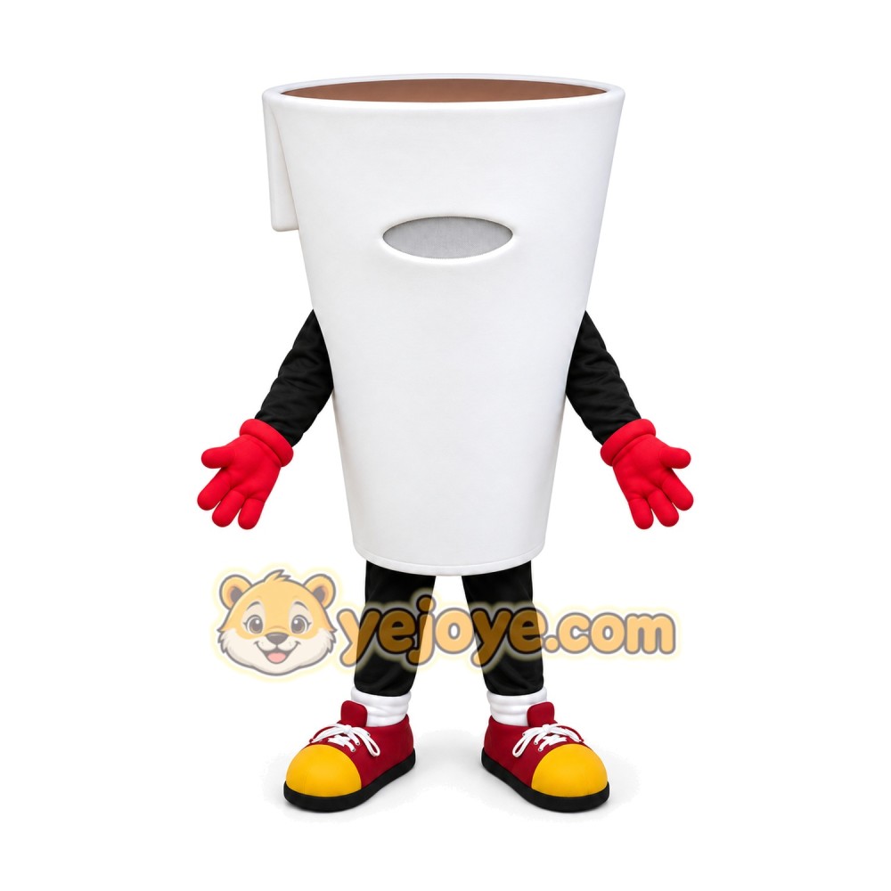 Cup Mascot Costume for Adults Custom Logo Party Character Suit Cup Mascot Costume for Adults Custom Logo Party Character Suit