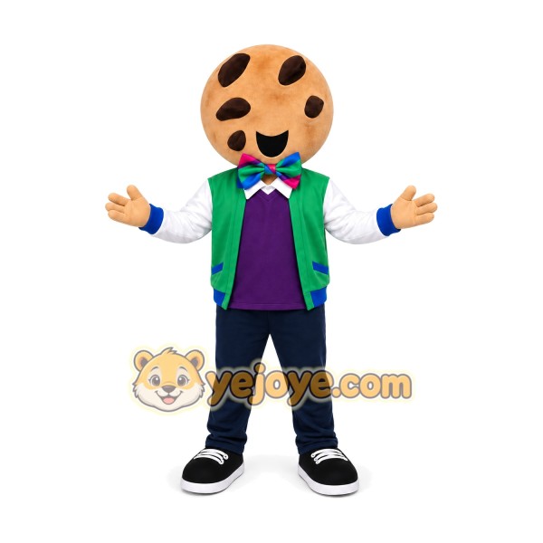 Cookie Mascot Costume for Adults Custom Logo Party Character Suit