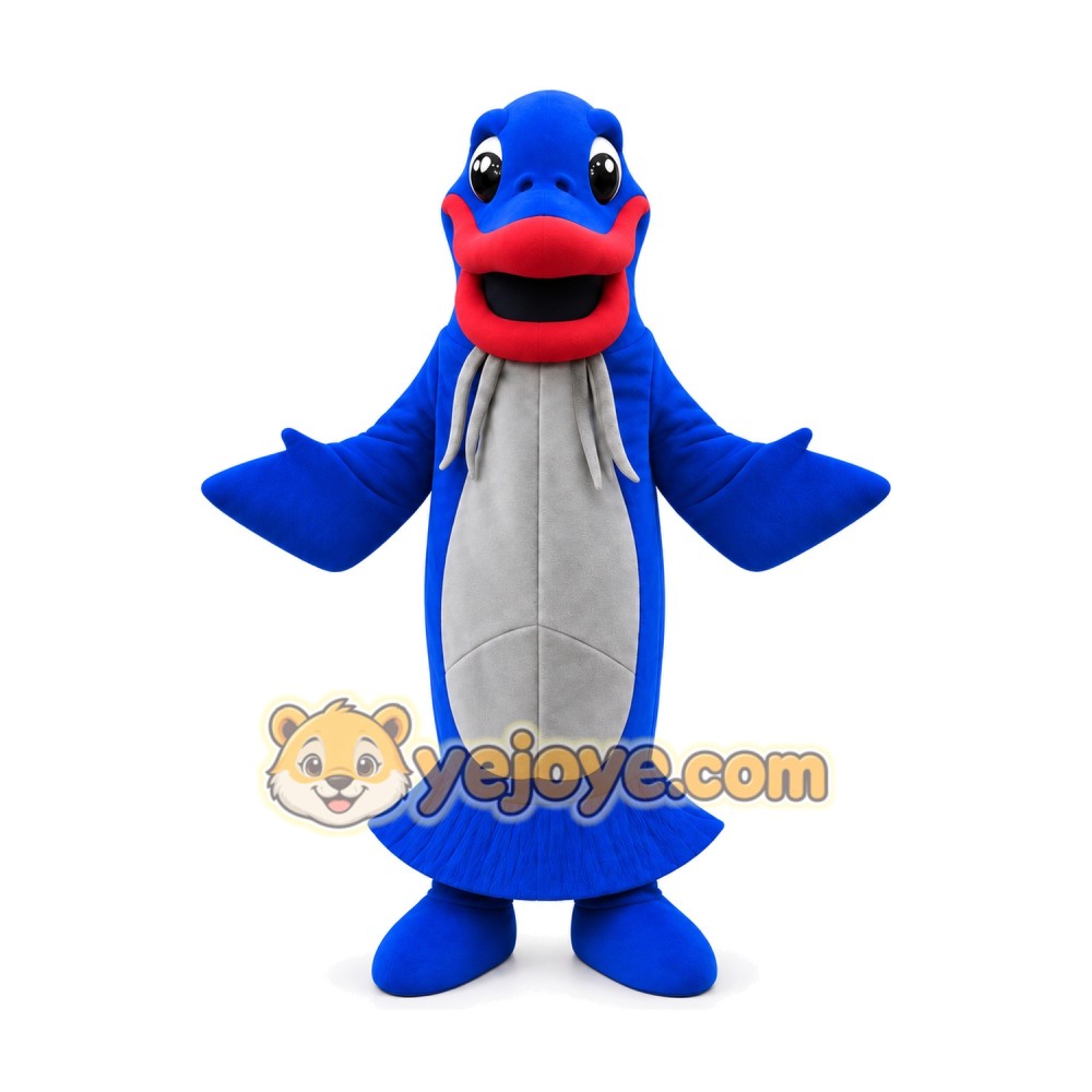 Fish Mascot Costume for Adults Custom Logo Party Character Suit