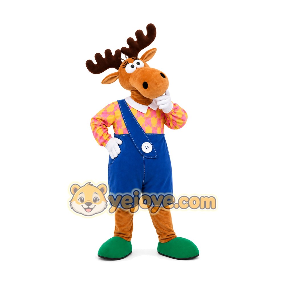 Moose Mascot Costume for Adults Custom Logo Party Character Suit Moose Mascot Costume for Adults Custom Logo Party Character Suit
