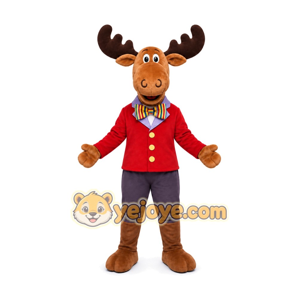 Moose Mascot Costume for Adults Custom Logo Party Character Suit
