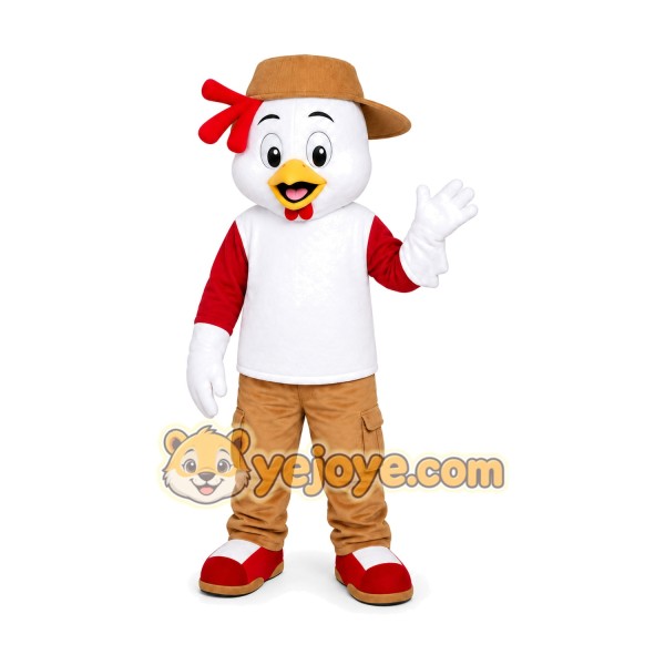 Chicken Mascot Costume for Adults Custom Logo Party Character Suit