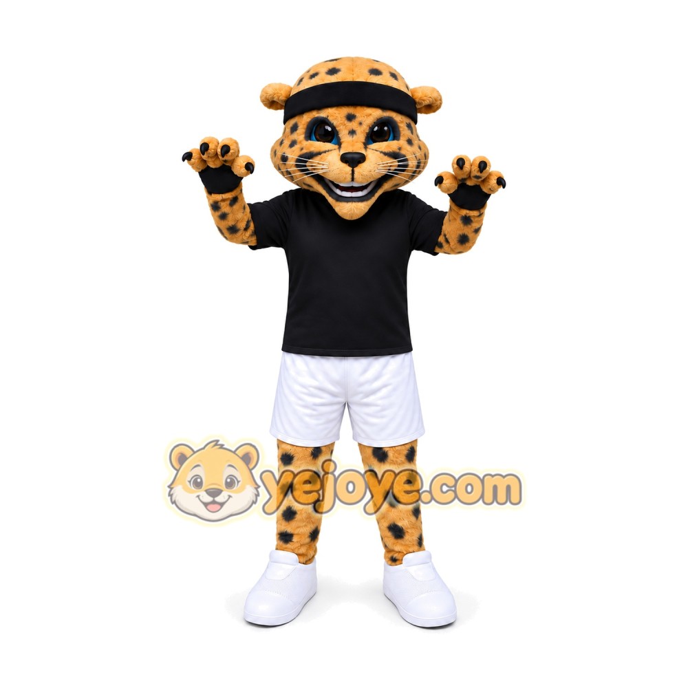 Cheetah Mascot Costume for Adults Custom Logo Party Character Suit Cheetah Mascot Costume for Adults Custom Logo Party Character Suit