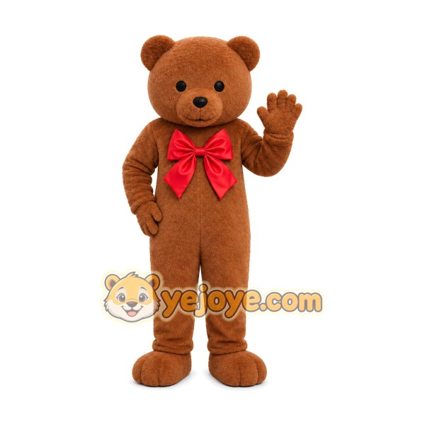Bear Mascot Costume for Adults Custom Logo Party Character Suit