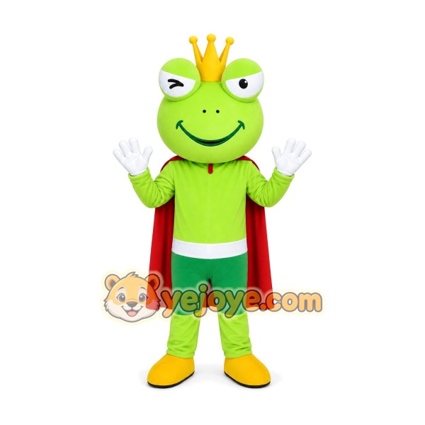 Frog Mascot Costume for Adults Custom Logo Party Character Suit
