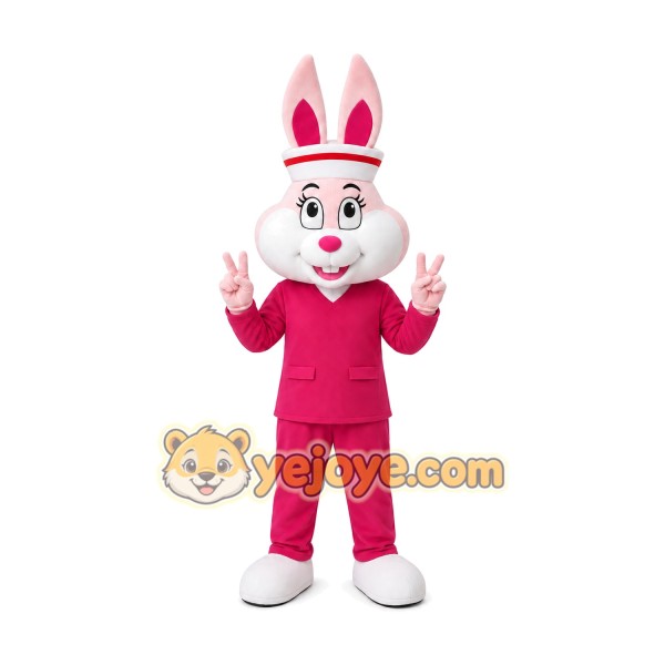 Rabbit Mascot Costume for Adults Custom Logo Party Character Suit Rabbit Mascot Costume for Adults Custom Logo Party Character Suit