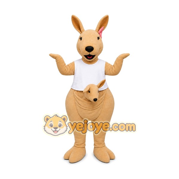 Kangaroo Mascot Costume for Adults Custom Logo Party Character Suit