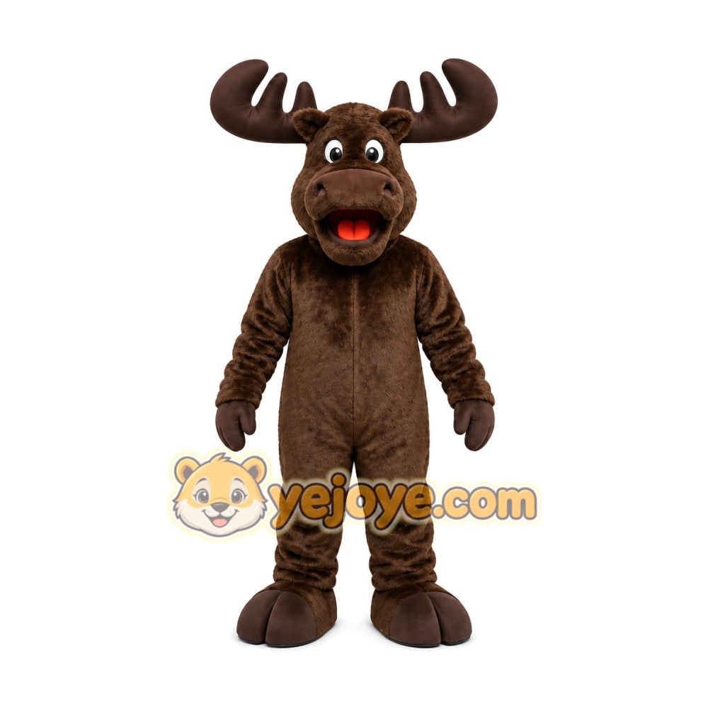 Moose Mascot Costume for Adults Custom Logo Party Character Suit