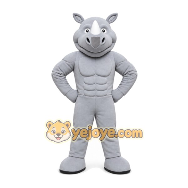 Rhino Mascot Costume for Adults Custom Logo Party Character Suit Rhino Mascot Costume for Adults Custom Logo Party Character Suit
