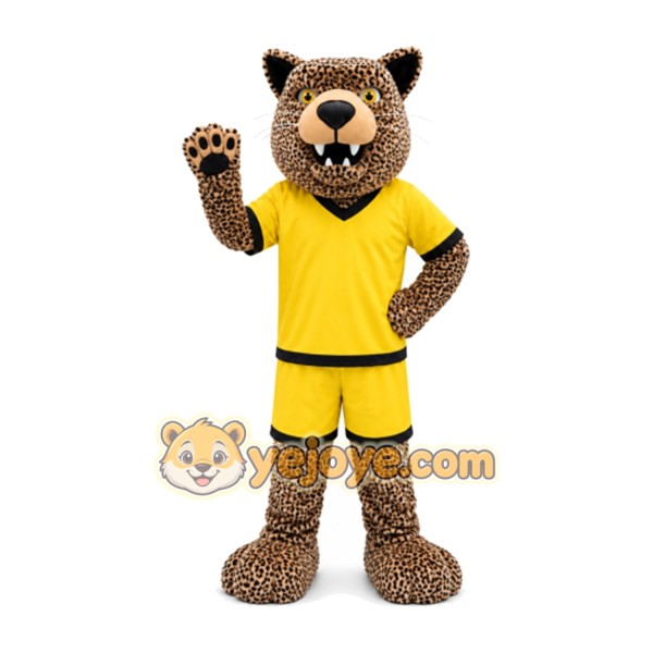 Leopard Mascot Costume for Adults Custom Logo Party Character Suit