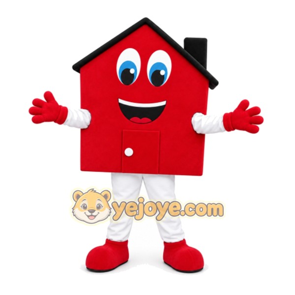 House Mascot Costume for Adults Custom Logo Party Character Suit