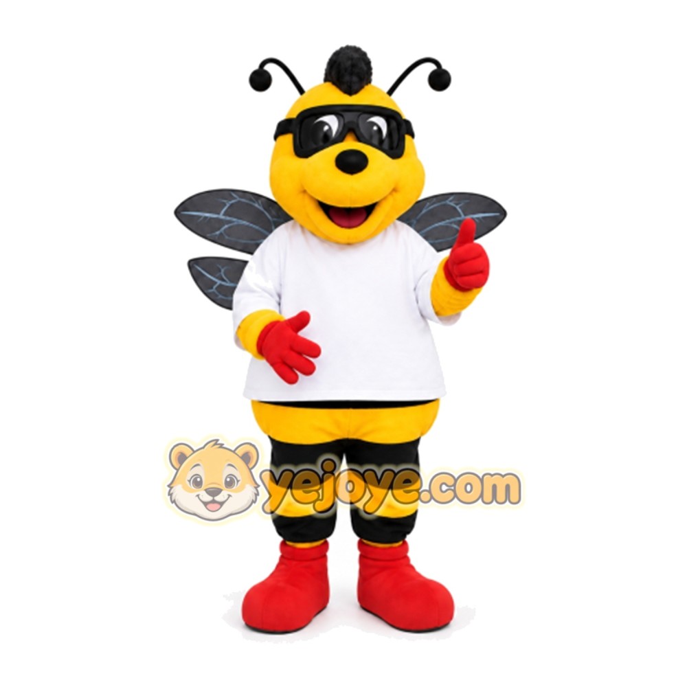 Bee Mascot Costume for Adults Custom Logo Party Character Suit Bee Mascot Costume for Adults Custom Logo Party Character Suit