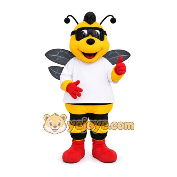 Bee Mascot Costume for Adults Custom Logo Party Character Suit