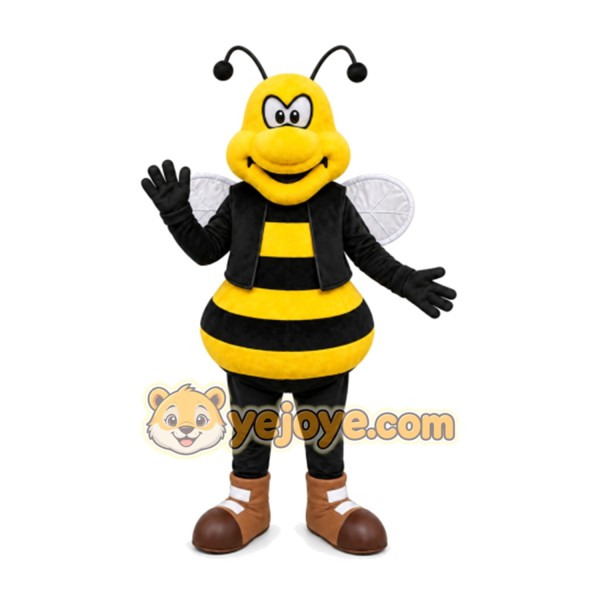 Bee Mascot Costume for Adults Custom Logo Party Character Suit