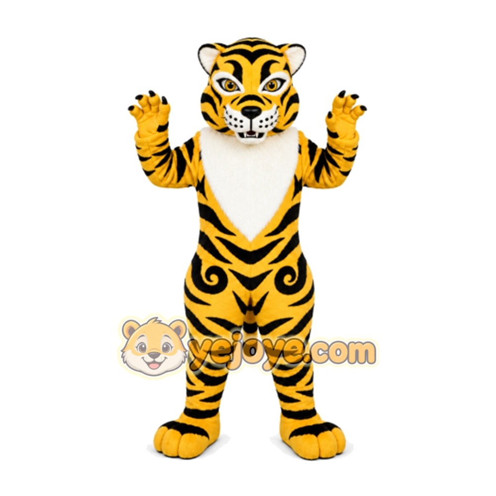 Tiger Mascot Costume for Adults Custom Logo Party Character Suit