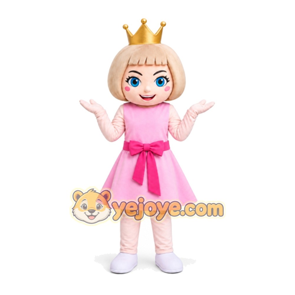 Princess Mascot Costume for Adults Custom Logo Party Character Suit Princess Mascot Costume for Adults Custom Logo Party Character Suit