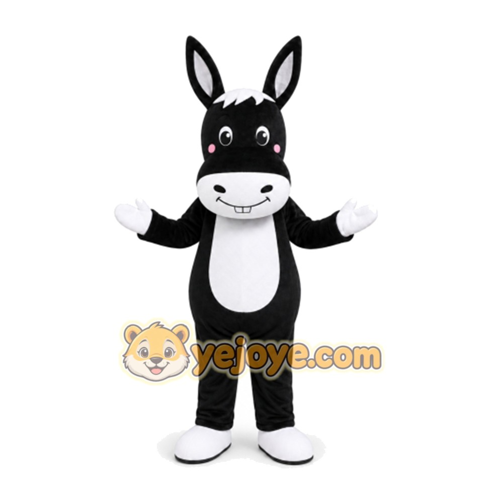 Donkey Mascot Costume for Adults Custom Logo Party Character Suit