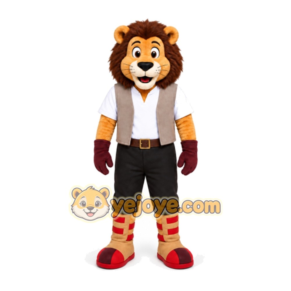 Lion Mascot Costume for Adults Custom Logo Party Character Suit Lion Mascot Costume for Adults Custom Logo Party Character Suit