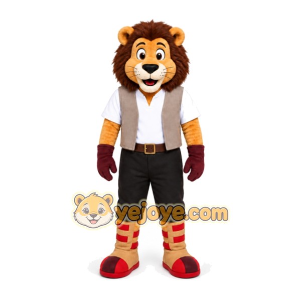Lion Mascot Costume for Adults Custom Logo Party Character Suit Lion Mascot Costume for Adults Custom Logo Party Character Suit