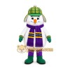 Snowman Mascot Costume for Adults Custom Logo Party Character Suit