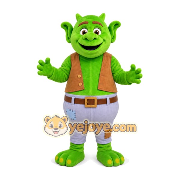 Ogre Mascot Costume for Adults Custom Logo Party Character Suit