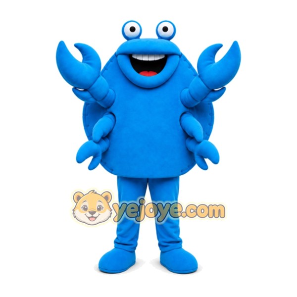 Crab Mascot Costume for Adults Custom Logo Party Character Suit