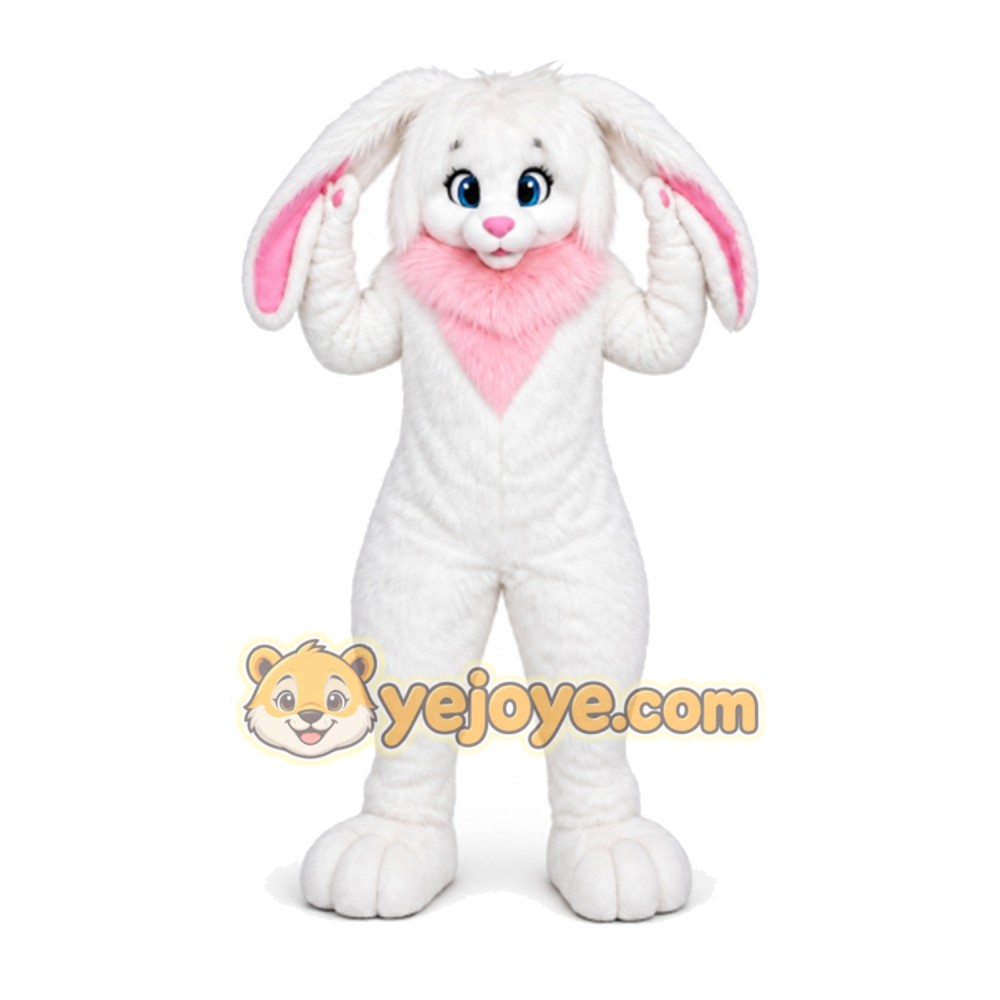 Rabbit Mascot Costume for Adults Custom Logo Party Character Suit Rabbit Mascot Costume for Adults Custom Logo Party Character Suit