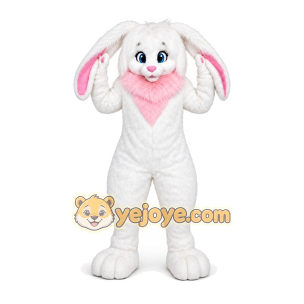 Rabbit Mascot Costume for Adults Custom Logo Party Character Suit Rabbit Mascot Costume for Adults Custom Logo Party Character Suit