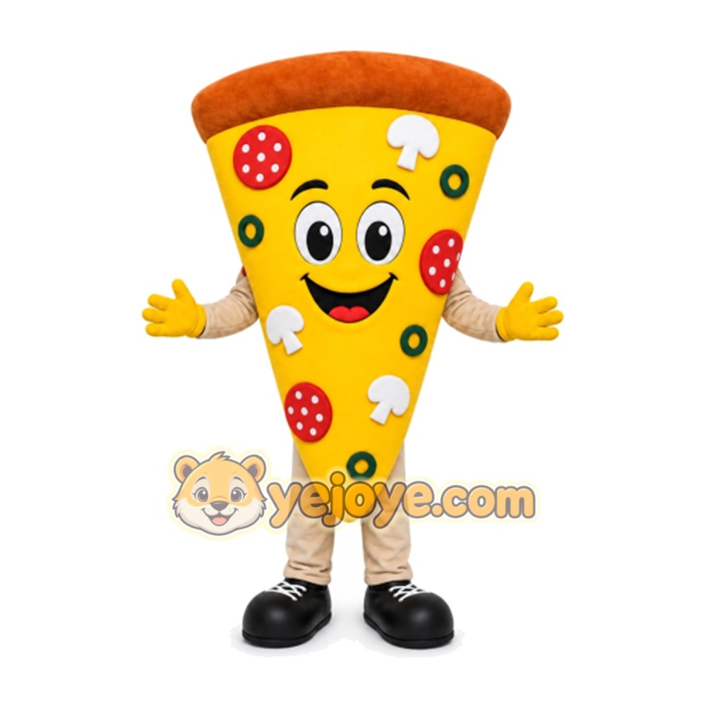 Pizza Mascot Costume for Adults Custom Logo Party Character Suit Pizza Mascot Costume for Adults Custom Logo Party Character Suit